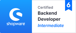 Shopware Certified Backend Developer Intermediate Logo